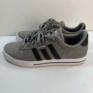 Adidas Daily 3.0 Sneakers Mens Size 12 Gray Black Skateboarding Skates FW3270